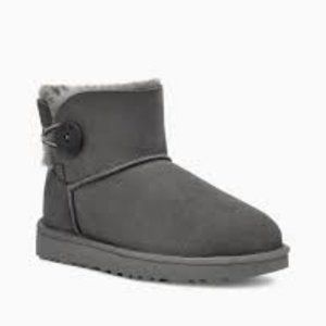 UGG Mini Bailey Button II Boot Grey